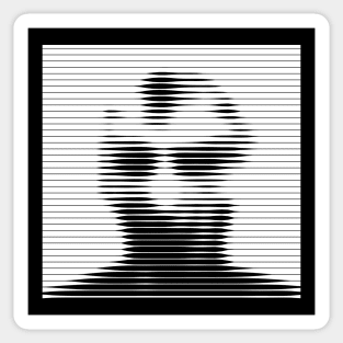 Madvillain / Minimalist Graphic Artwork Design Sticker